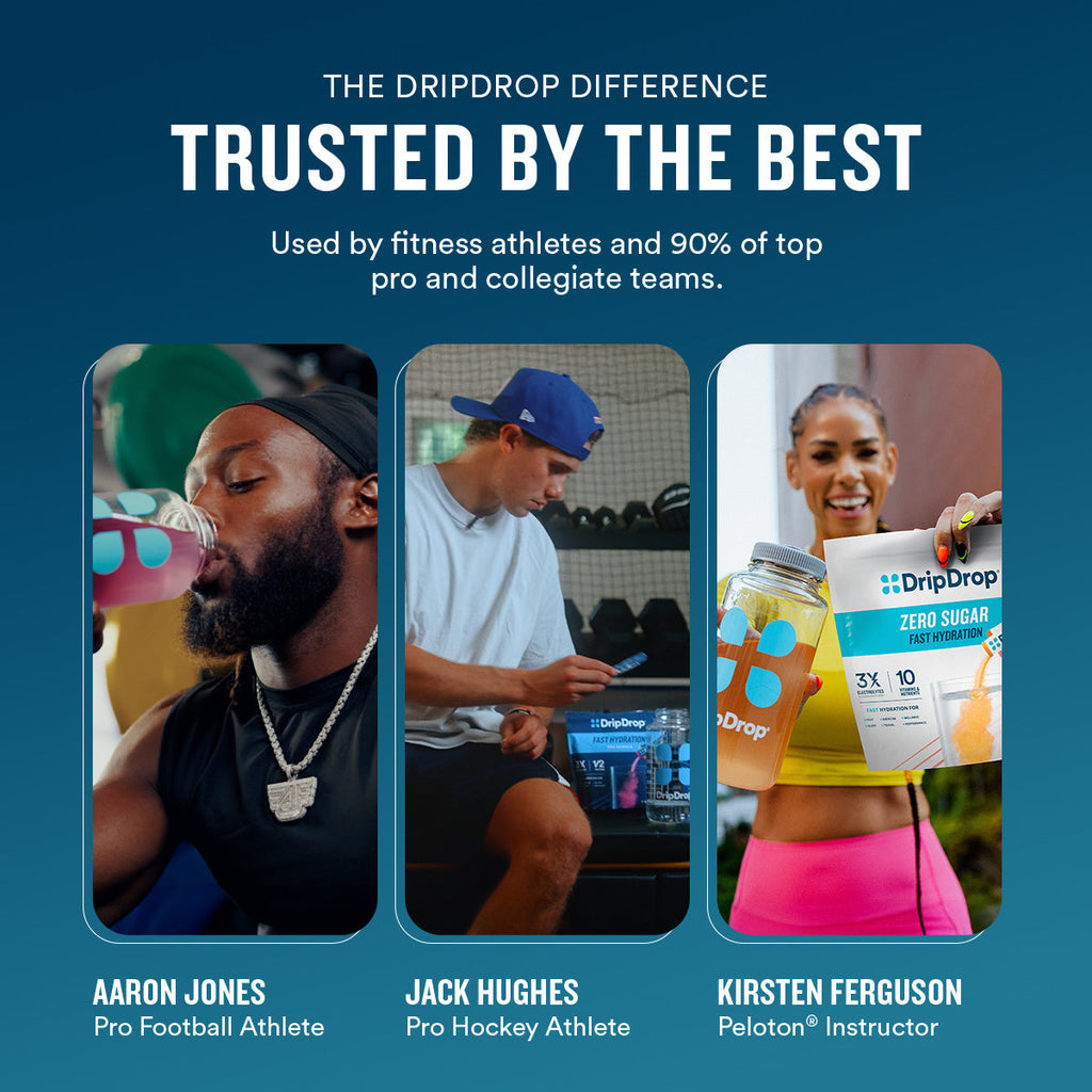 DripDrop Zero Sugar Cherry Limeade Electrolyte Powder, 8 oz sticks, 32 count